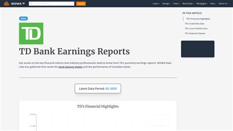 td earnings date 2023|td bank earnings report.